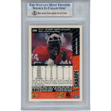 Shannon Sharpe Signed 96 Collector's Choice #266 Trading Card Slab Beckett 51540