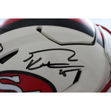Purdy Kittle Autographed San Francisco 49ers Helmet Speedflex Retro BAS 58570