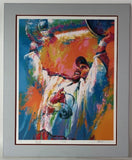 Ray Bourque Autographed LE (385) Print - Malcolm Farley Painting JSA COA