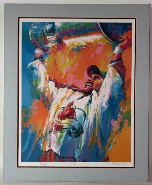 Ray Bourque Autographed LE (385) Print - Malcolm Farley Painting JSA COA