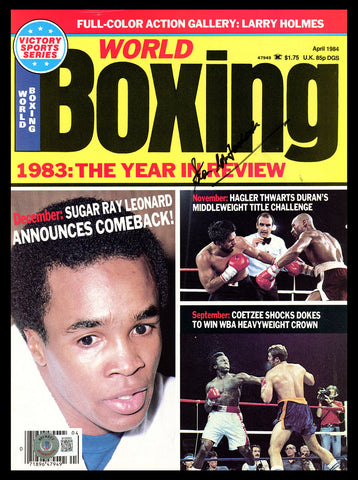 Stanley Christodoulou Autographed World Boxing Magazine Judge/Referee Beckett