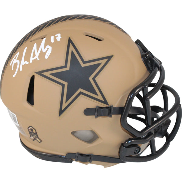 Brandon Aubrey Autographed Dallas Cowboys Mini Helmet 23 STS Beckett 50964
