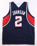 Joe Johnson Signed Atlanta Hawks Jersey (PSA COA) 7xNBA All Star Shooting Guard