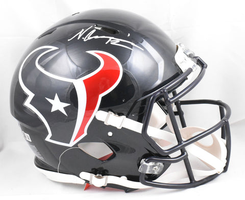 Nico Collins Signed Houston Texans F/S Speed Authentic Helmet - Beckett W Holo