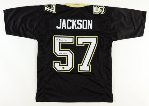 Rickey Jackson Signed New Orleans Saints Jersey Inscribed. "HOF 2010" (Beckett)