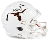 Arch Manning Autographed Texas Longhorns Full Size Replica Helmet Panini