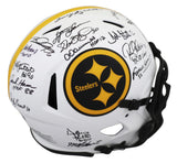 Steelers (17) Bradshaw, Bettis, Greene Signed Lunar F/S Speed Proline Helmet BAS