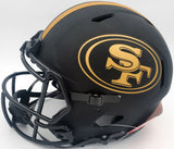 Trey Lance Auto 49ers Eclipse Full Size Authentic Helmet (Smudged) Beckett
