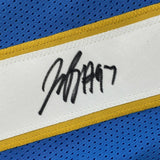 Autographed/Signed JOEY BOSA #97 Los Angeles LA Powder Blue Jersey PSA/DNA COA