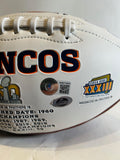 Bill Romanowski Autographed/Inscribed "Back to Back" Broncos Football
