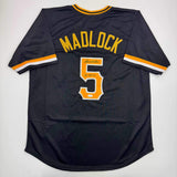 Autographed/Signed Bill Madlock Pittsburgh Black Baseball Jersey JSA COA
