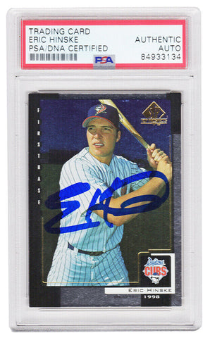 Eric Hinske Signed 2000 Upper Deck SP Rookie Baseball Card #45 -PSA Encapsulated