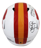 Bucs (3) Sapp, Alstott & Brooks Signed 1976-96 TB F/S Speed Rep Helmet BAS Wit