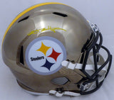 Antonio Brown Autographed Chrome Full Size Speed Replica Helmet Beckett F86018