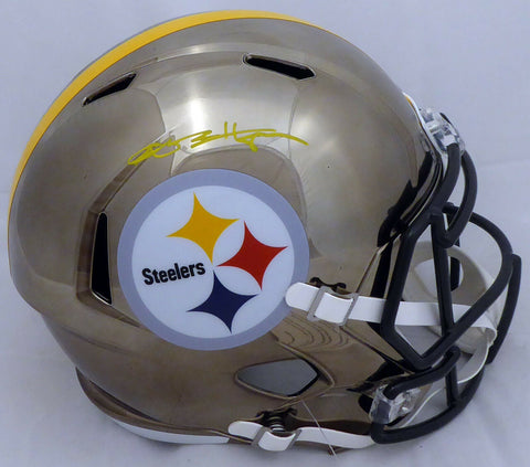 Antonio Brown Autographed Chrome Full Size Speed Replica Helmet Beckett F86018