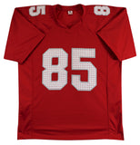 Trey McBride Authentic Signed Red Pro Style Jersey Autographed BAS Witnessed 2