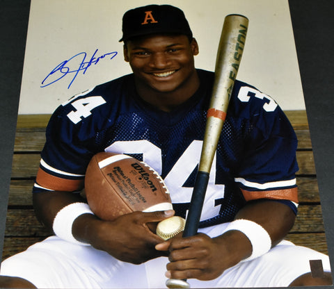 BO JACKSON SIGNED AUTOGRAPHED AUBURN TIGERS 16x20 PHOTO GTSM