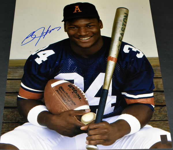 BO JACKSON SIGNED AUTOGRAPHED AUBURN TIGERS 16x20 PHOTO GTSM