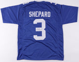 Sterling Shepard Signed Giants Jersey (Beckett) New Yorks #2 Pick 2016 Draft /WR