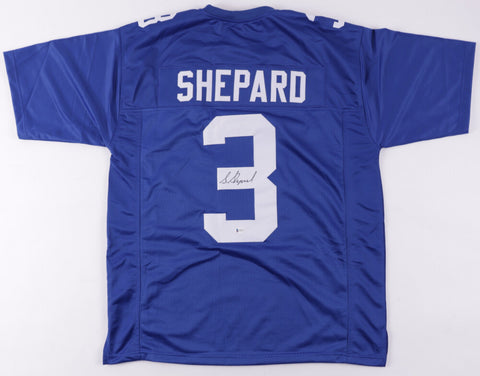 Sterling Shepard Signed Giants Jersey (Beckett) New Yorks #2 Pick 2016 Draft /WR