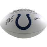 Edgerrin James Autographed Indianapolis Colts Logo Football HOF Beckett 54299