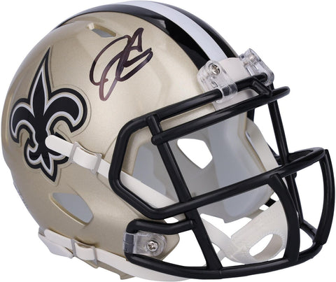 Derek Carr New Orleans Saints Autographed Riddell Speed Mini Helmet