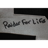 Howie Long Autographed Oakland Raiders M&N Black Jersey 2 Insc. Beckett 49679
