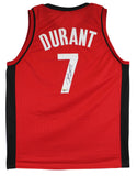 Kevin Durant Authentic Signed Red Pro Style Jersey Autographed BAS Witnessed