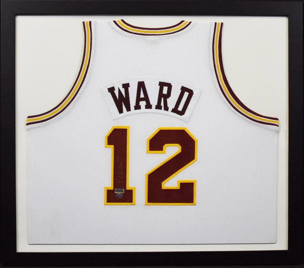 CHARLIE WARD SIGNED FLORIDA STATE SEMINOLES BASKETBALL #12 FRAMED JERSEY COA