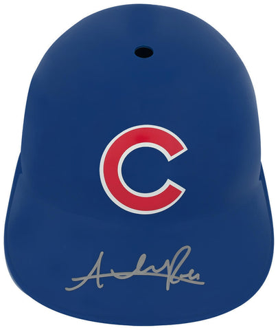 Addison Russell Signed Cubs Replica Souvenir Batting Helmet - (SCHWARTZ COA)