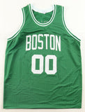 Robert Parish Signed Boston Celtics Home Jersey (Beckett) 4xNBA Champion Center