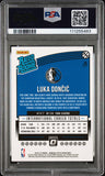 Luka Doncic Signed 2018 Panini Donruss Optic Rated Rookie #177 Card PSA Slabbed