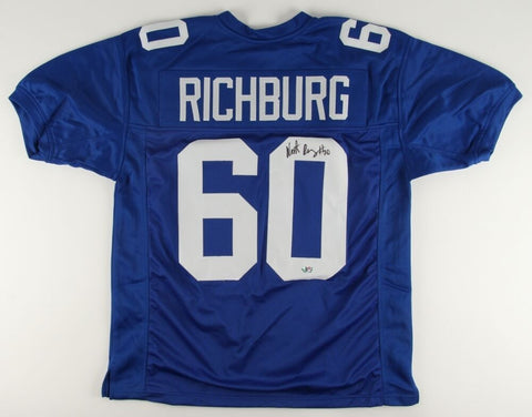 Weston Richburg Signed Giants Jersey (FCA COA) New York Center (2014-present)