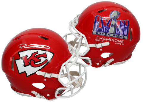 Patrick Mahomes Autographed Super Bowl Logo Authentic Speed Helmet Fanatics