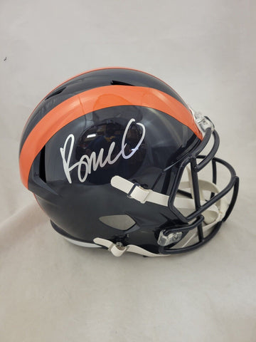 ROME ODUNZE SIGNED CHICAGO BEARS F/S TRIBUTE SPEED REP HELMET FANATICS