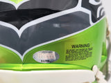 WALTER JONES AUTOGRAPHED SEAHAWKS FLASH GREEN SPEED MINI HELMET MCS HOLO 203087