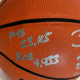 Dwyane Wade Miami Heat Autographed NBA Basketball - Stats Inscribed Fanatics COA