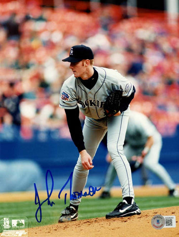 John Thomson Autographed Colorado Rockies 8x10 Photo Beckett 50548