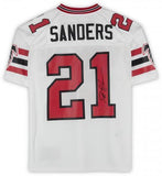 FRMD Deion Sanders Falcons Signed Mitchell & Ness 89 Throwback Authentic Jersey