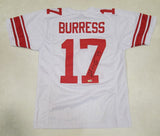 PLAXICO BURRESS SIGNED AUTOGRAPHED CUSTOM PRO STYLE JERSEY BECKETT COA