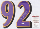 Haloti Ngata Signed Baltimore Ravens Jersey (JSA COA) Super Bowl XLVII Champion