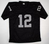 Rich Gannon Signed Oakland Raiders Black Jersey Inscribed NFL MVP 2002 (Beckett)