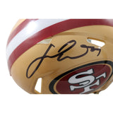 Fred Warner Autographed/Signed San Francisco 49ers Mini Helmet Beckett 56474