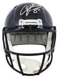 Texans Andre Johnson Authentic Signed Full Size Speed Rep Helmet BAS Witnessed