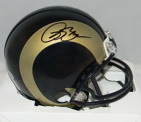 ISAAC BRUCE SIGNED AUTOGRAPHED ST LOUIS RAMS MINI HELMET BECKETT