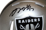Davante Adams Autographed Las Vegas Raiders Speed Mini Helmet Beckett 38034