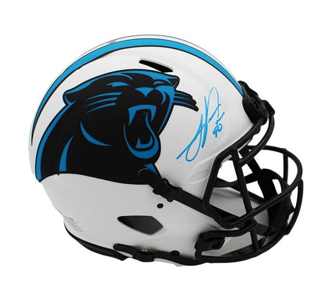 Julius Peppers Signed Carolina Panthers Speed Authentic Lunar NFL Helmet