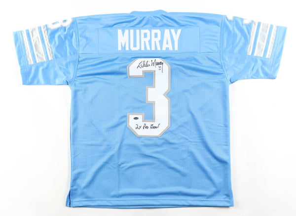 Eddie Murray Signed Detroit Jersey Inscribed "2xPro Bowler"(Schwartz COA) Kicker