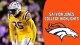 Sai'vion Jones Signed LSU Tigers Pro Cut Jersey (Beckett) Denver Broncos D-Line