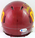 Alex Smith Autographed Washington Football Team Mini Helmet - Beckett W *Yellow